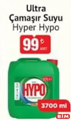 HYPER HYPO ULTRA ÇAMAŞIR SUYU 3700 ML fiyat ve kampanya bilgisi